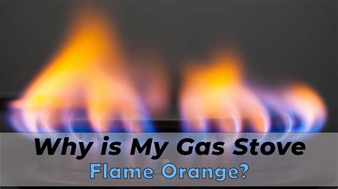 why is the flame blue and orange